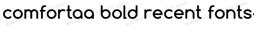 comfortaa bold recent fonts字体转换